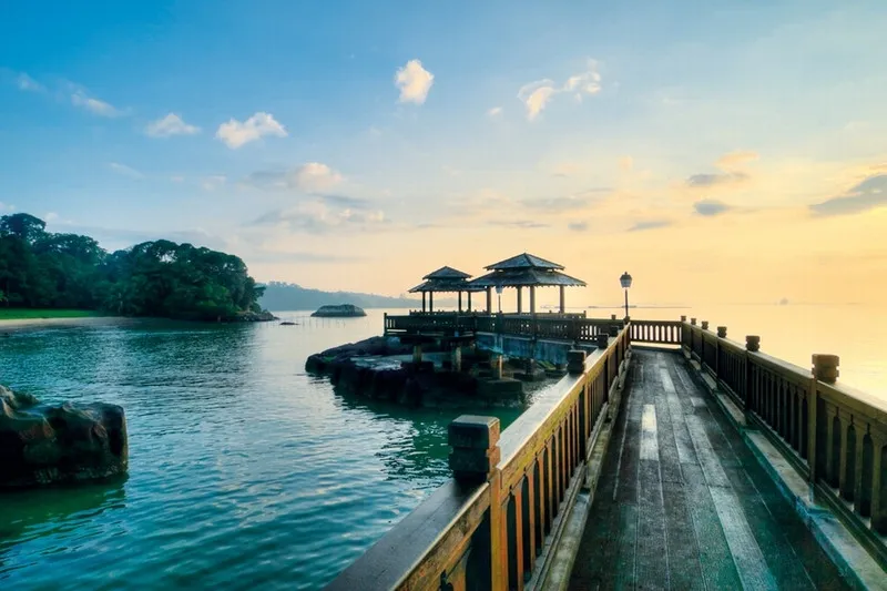 Bình minh trên đảo Pulau Ubin