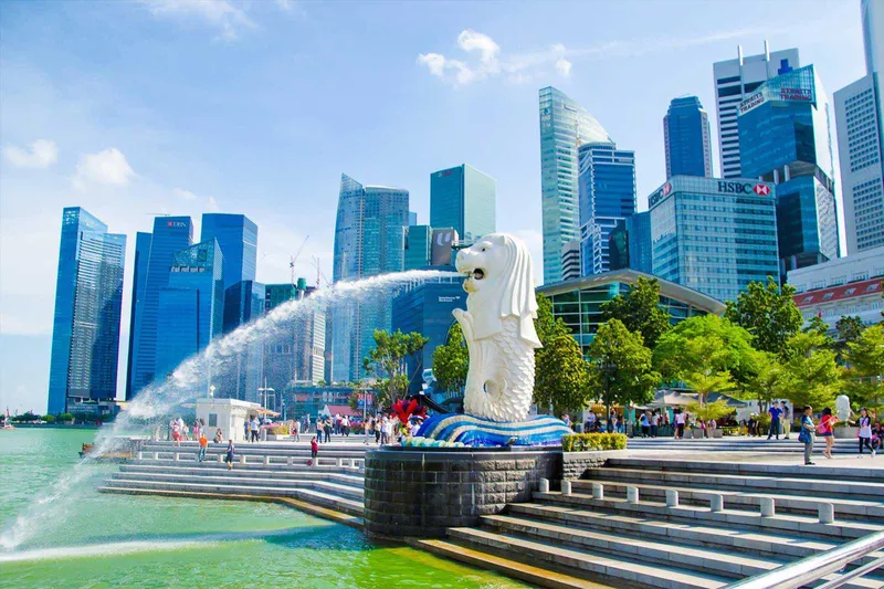 Góc sống ảo với Merlion