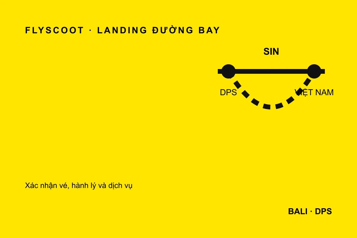 Checklist đặt vé Scoot Bali về Việt Nam