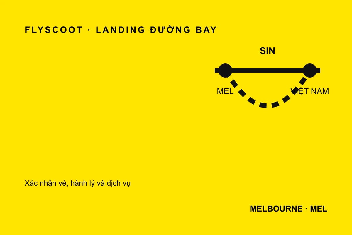 Checklist đặt vé Scoot Melbourne về Việt Nam