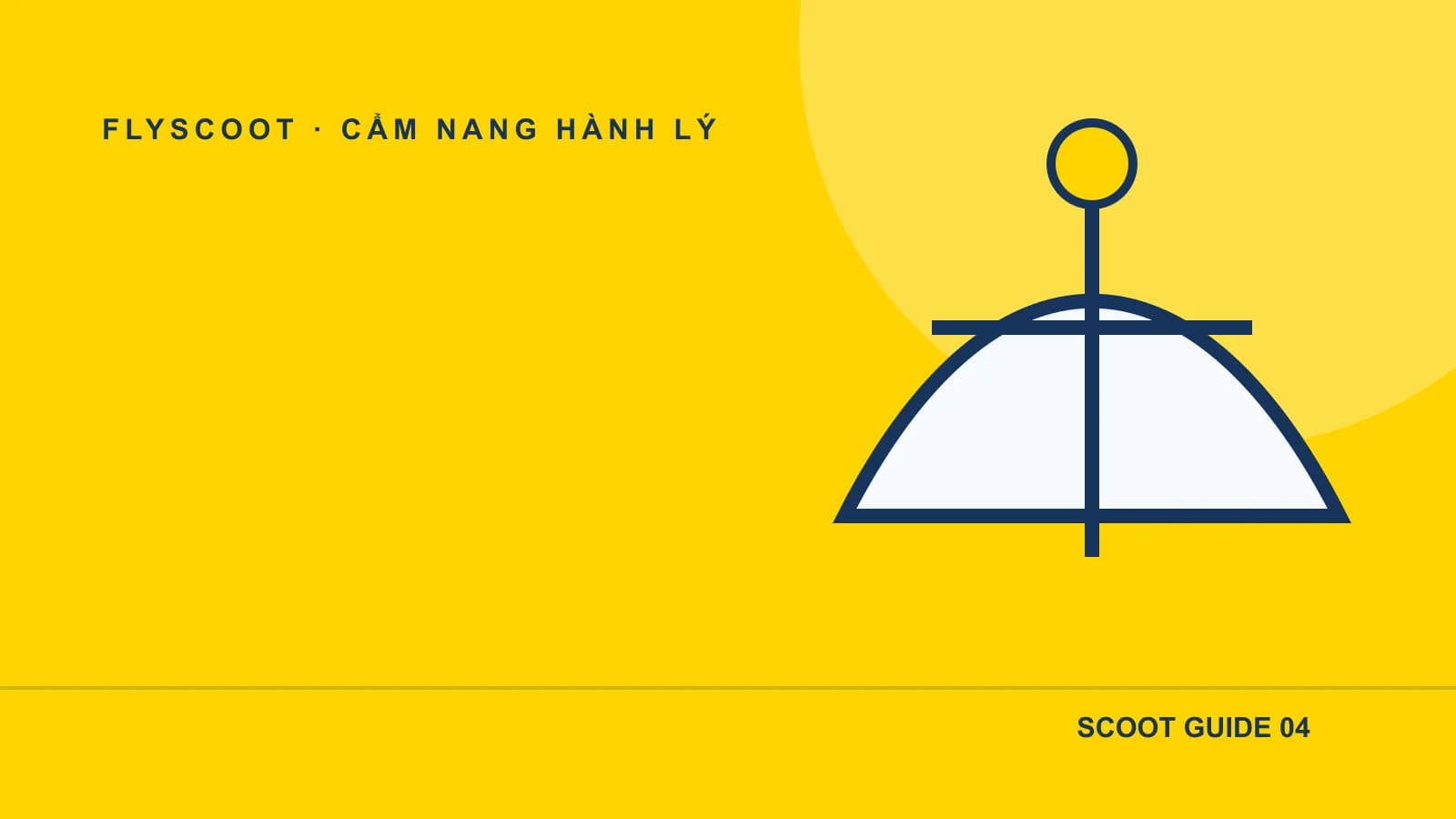 Minh họa cân vali để chọn mức hành lý Scoot