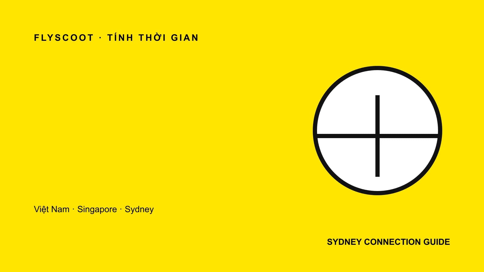 Minh họa thời gian nối chuyến Scoot đi Sydney theo từng bước